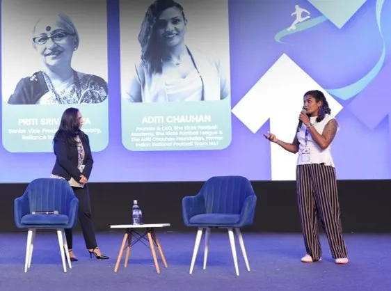 Aditi Chauhan with IAMGame