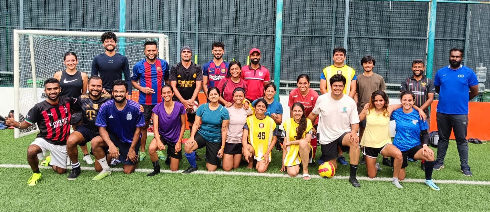 A grassroots football community on the pitch